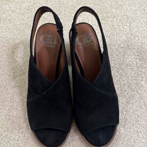 Gianni Bini Elegant Black Slingback Sandals